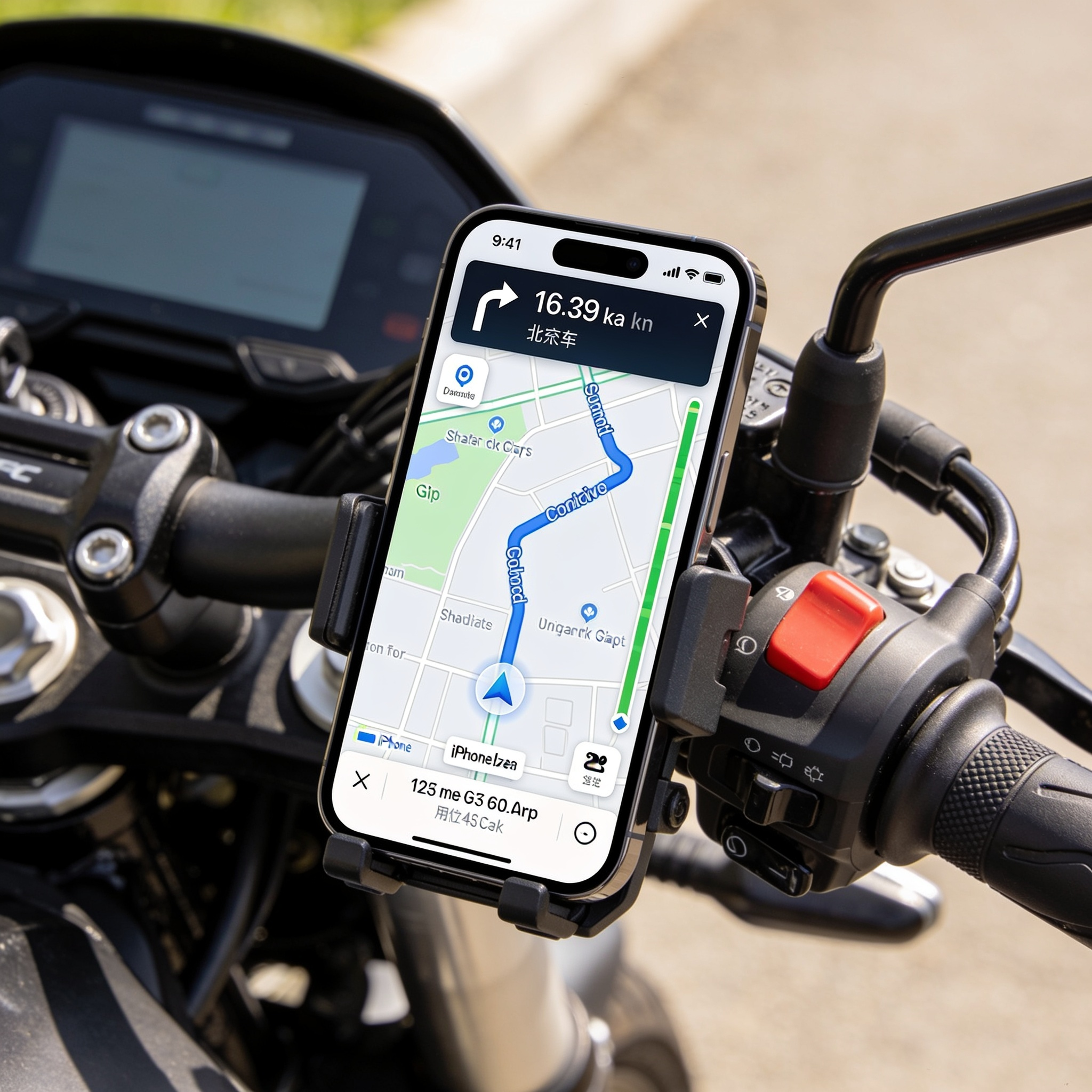 Lamicall Motorcycle Phone Mount — photo 4